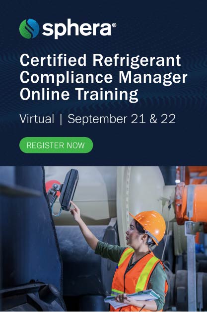 Certified Refrigerant Compliance Manager Online Training