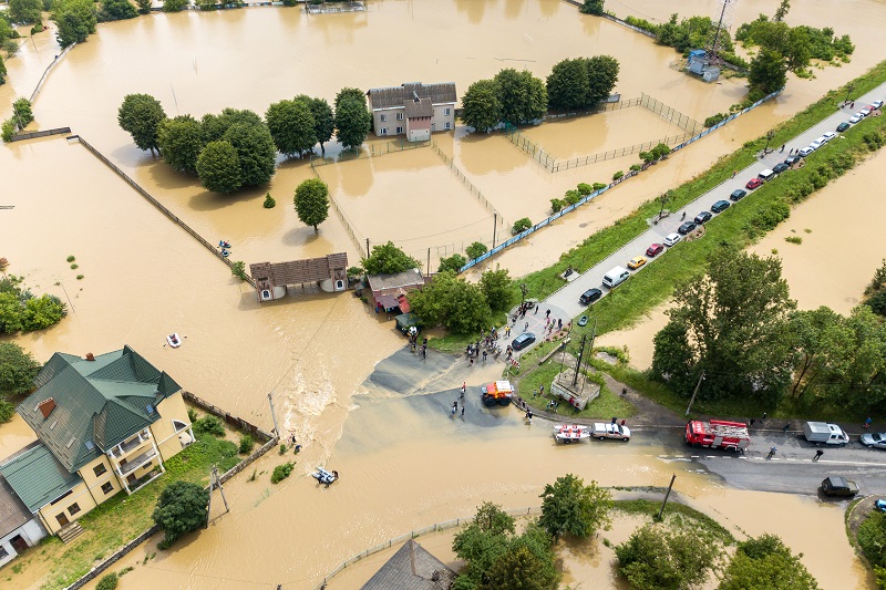 Neighborhood flooding